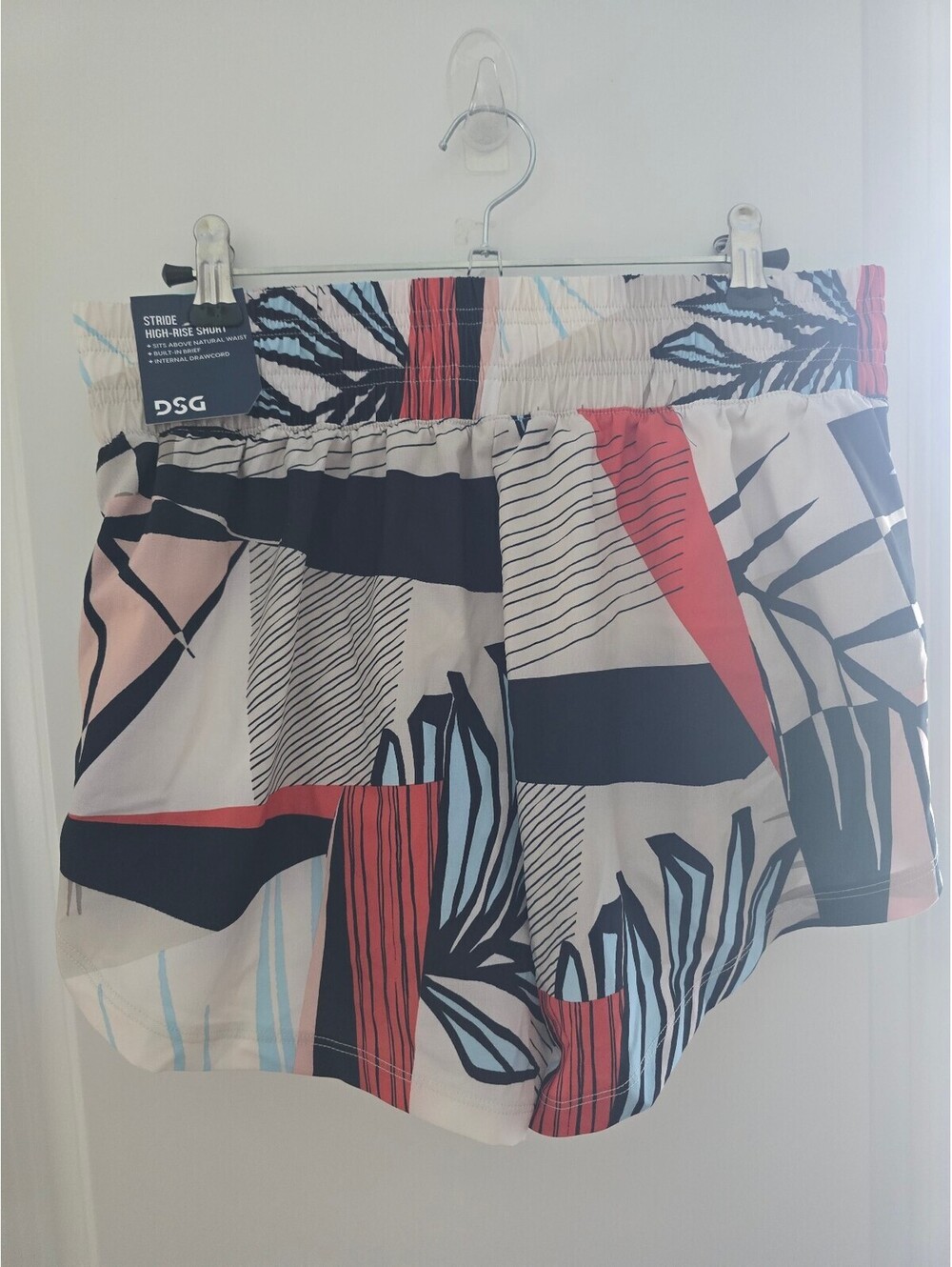 DSG Stride 3" High-Rise Shorts with Built-In Brief and Internal Drawcord, Size S